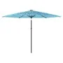 Gartenschirm mit blauem Stahlmast 288x288x225 cm von , Sonnenschirme - Ref: Foro24-4005106, Preis: 97,14 €, Rabatt: %