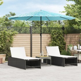Garden umbrella with blue steel pole 324x324x247 cm by , Umbrellas - Ref: Foro24-4005110, Price: 105,05 €, Discount: %