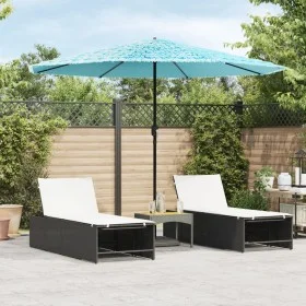 Garden umbrella with blue steel pole 324x324x247 cm by , Umbrellas - Ref: Foro24-4005110, Price: 115,97 €, Discount: %