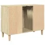 Armario de lavabo madera contrachapada roble Sonoma 80x33x60 cm de , Tocadores de baño - Ref: Foro24-849665, Precio: 76,05 €,...