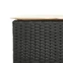 5-teiliges Gartenset mit schwarzen PE-Rattan-Kissen von , Gartensets - Ref: Foro24-3261461, Preis: 299,03 €, Rabatt: %