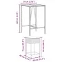 5-teiliges Gartenset mit schwarzen PE-Rattan-Kissen von , Gartensets - Ref: Foro24-3261461, Preis: 299,03 €, Rabatt: %