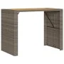 Gartenset mit 7-teiliger Bar aus schwarzem PE-Rattan und Kissen. von , Gartensets - Ref: Foro24-3261518, Preis: 548,80 €, Rab...