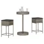 3-piece garden bar set with grey PE rattan cushions by , Garden sets - Ref: Foro24-3261442, Price: 189,35 €, Discount: %