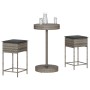 Juego de bar de jardín de 3 piezas con cojines ratán PE gris de , Conjuntos de jardín - Ref: Foro24-3261442, Precio: 192,86 €...