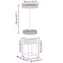 3-piece garden bar set with grey PE rattan cushions by , Garden sets - Ref: Foro24-3261442, Price: 189,35 €, Discount: %
