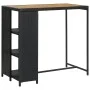3-piece garden bar set with black PE rattan cushions by , Garden sets - Ref: Foro24-3261496, Price: 229,74 €, Discount: %