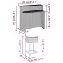 5-piece garden bar set with gray PE rattan cushions by , Garden sets - Ref: Foro24-3261489, Price: 399,86 €, Discount: %