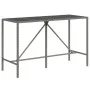 9-piece garden bar set with gray PE rattan cushions by , Garden sets - Ref: Foro24-3261475, Price: 493,79 €, Discount: %