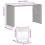 9-teiliges Gartenset für die Bar mit schwarzen PE-Rattan-Kissen. von , Gartensets - Ref: Foro24-3261513, Preis: 669,47 €, Rab...