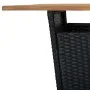 5-piece garden bar set with black PE rattan cushions by , Garden sets - Ref: Foro24-3261477, Price: 338,10 €, Discount: %