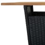 5-teiliges Gartenset mit schwarzen PE-Rattan-Kissen von , Gartensets - Ref: Foro24-3261477, Preis: 337,17 €, Rabatt: %