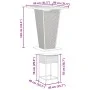 5-piece garden bar set with black PE rattan cushions by , Garden sets - Ref: Foro24-3261477, Price: 338,10 €, Discount: %
