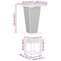 5-teiliges Gartenset mit schwarzen PE-Rattan-Kissen von , Gartensets - Ref: Foro24-3261477, Preis: 337,17 €, Rabatt: %
