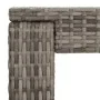 5-piece garden bar set with gray PE rattan cushions by , Garden sets - Ref: Foro24-3261456, Price: 297,16 €, Discount: %