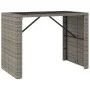7-piece garden bar set with gray PE rattan cushions by , Garden sets - Ref: Foro24-3261511, Price: 544,57 €, Discount: %