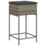 5-piece garden bar set with gray PE rattan cushions by , Garden sets - Ref: Foro24-3261463, Price: 316,12 €, Discount: %