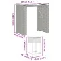 5-teiliges Gartenset mit schwarzen PE-Rattan-Kissen von , Gartensets - Ref: Foro24-3261507, Preis: 395,86 €, Rabatt: %