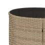 Semicircular garden sofa with table and beige PE rattan cushions by , Outdoor sofas - Ref: Foro24-3318528, Price: 467,12 €, D...