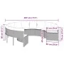 Runder Gartensofa mit beigen Kissen aus synthetischem Rattan. von , Outdoor-Sofas - Ref: Foro24-3318542, Preis: 635,03 €, Rab...