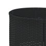 Round garden sofa with table and black PE rattan cushions by , Outdoor sofas - Ref: Foro24-3318535, Price: 560,13 €, Discount: %