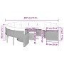 Round garden sofa with table and black PE rattan cushions by , Outdoor sofas - Ref: Foro24-3318535, Price: 560,13 €, Discount: %