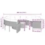 Runder Gartensofa mit Tisch und schwarzen PE-Rattan-Kissen. von , Outdoor-Sofas - Ref: Foro24-3318535, Preis: 675,51 €, Rabat...
