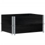 Pallet necklaces 2 units solid black pine wood 80x60 cm by , Loading platforms and pallets - Ref: Foro24-4010269, Price: 63,4...