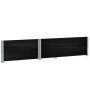 Pallet necklaces 2 units solid black pine wood 120x80 cm by , Loading platforms and pallets - Ref: Foro24-4010276, Price: 81,...