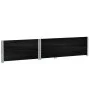 Pallet necklaces 2 units solid black pine wood 120x80 cm by , Loading platforms and pallets - Ref: Foro24-4010276, Price: 71,...