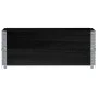 Collares de palets 2 uds madera maciza de pino negro 100x50 cm de , Plataformas de carga y palés - Ref: Foro24-4010283, Preci...