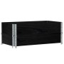 Pallet necklaces 2 units solid black pine wood 100x50 cm by , Loading platforms and pallets - Ref: Foro24-4010283, Price: 73,...