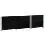 Pallet necklaces 2 units solid black pine wood 100x50 cm by , Loading platforms and pallets - Ref: Foro24-4010283, Price: 73,...
