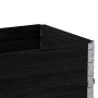 Collares de palets 2 uds madera maciza de pino negro 100x50 cm de , Plataformas de carga y palés - Ref: Foro24-4010283, Preci...