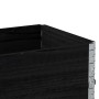 Pallet necklaces 2 units solid black pine wood 100x50 cm by , Loading platforms and pallets - Ref: Foro24-4010283, Price: 73,...
