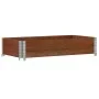 Solid pine wood pallet collar in brown, 100x50 cm. by , Loading platforms and pallets - Ref: Foro24-4010281, Price: 42,20 €, ...