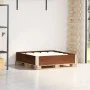 Solid pine wood pallet collar in brown, 100x100 cm. by , Loading platforms and pallets - Ref: Foro24-4010288, Price: 45,82 €,...