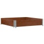 Solid pine wood pallet collar in brown, 100x100 cm. by , Loading platforms and pallets - Ref: Foro24-4010288, Price: 46,66 €,...