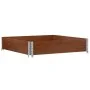 Solid pine wood pallet collar in brown, 100x100 cm. by , Loading platforms and pallets - Ref: Foro24-4010288, Price: 45,82 €,...