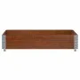 Collar de palet madera maciza de pino marrón 100x100 cm de , Plataformas de carga y palés - Ref: Foro24-4010288, Precio: 45,7...