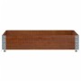 Solid pine wood pallet collar in brown, 100x100 cm. by , Loading platforms and pallets - Ref: Foro24-4010288, Price: 46,66 €,...