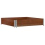 Solid pine wood pallet collar in brown, 100x100 cm. by , Loading platforms and pallets - Ref: Foro24-4010288, Price: 46,66 €,...