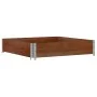 Solid pine wood pallet collar in brown, 100x100 cm. by , Loading platforms and pallets - Ref: Foro24-4010288, Price: 45,82 €,...