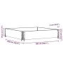 Solid pine wood pallet collar in brown, 100x100 cm. by , Loading platforms and pallets - Ref: Foro24-4010288, Price: 45,82 €,...
