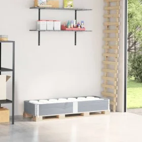 Solid gray pine wood pallet necklace 150x50 cm by , Loading platforms and pallets - Ref: Foro24-4010295, Price: 49,73 €, Disc...