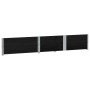 Pallet necklaces 2 units solid black pine wood 150x100 cm by , Loading platforms and pallets - Ref: Foro24-4010306, Price: 88...