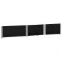 Pallet necklaces 2 units solid black pine wood 150x100 cm by , Loading platforms and pallets - Ref: Foro24-4010306, Price: 86...
