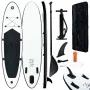 Inflatable white and black paddle surf board game by vidaXL, Paddleboards - Ref: Foro24-92730, Price: 243,03 €, Discount: %