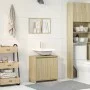 Set de muebles de baño 2 pzas madera contrachapada roble Sonoma de , Tocadores de baño - Ref: Foro24-849610, Precio: 54,89 €,...