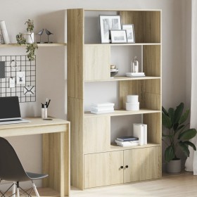 Engineered wood bookshelf in Sonoma oak, 100x36x189 cm by , Bookcases and shelves - Ref: Foro24-3295326, Price: 153,13 €, Dis...